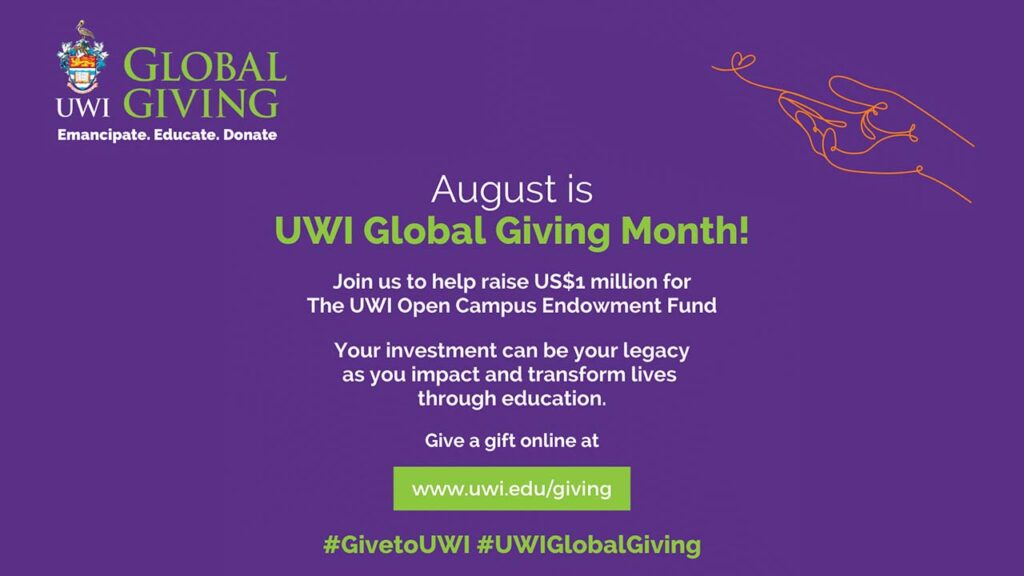 UWI Global Giving 2022 to help raise US1 million for Open Campus