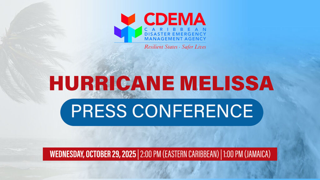 CDEMA Press Conference Melissa HS