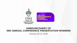 The UWI Celebrates 14 Top Postgraduate Presentations and Prepares for 2026 Regional Conference